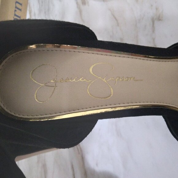 Jessica Simpson | Beeya Ankle Strap Platform Heeled Sandals Shoes | Size 9M - Picture 7 of 8